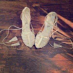 Tie up Zara heels
